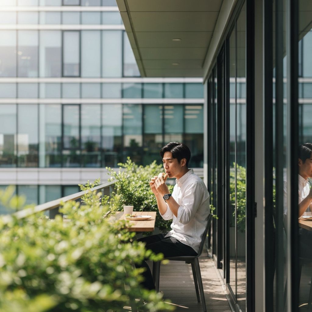 Pausa pranzo e lavoro